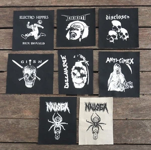 Crust Punk and Dbeat Patches Discharge, Anti Cimex, Disclose, Nausea, Doom +more - Picture 1 of 8