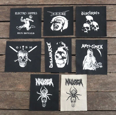 Crust Punk and Dbeat Patches Discharge, Anti Cimex, Disclose, Nausea, Doom +more - Image 1 of 4