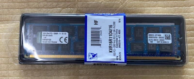 Kingston KVR16R11D4/16 DDR3 RAM 16GB 2xR4 PC3-12800 1600Mhz Registered ECC CL11 - Image 1 of 2