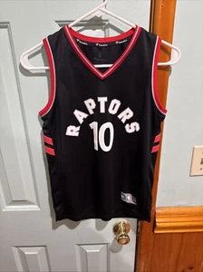 NWT DeMar DeRozan Toronto Raptors Black Red Trim Jersey NBA Fanatics Youth Small - Picture 1 of 4