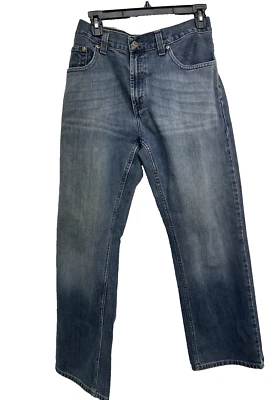 Мужские прямые джинсы из синей джинсовой ткани Axist 34x30 63% хлопок 37% полиэстер - Изображение 1 из 4