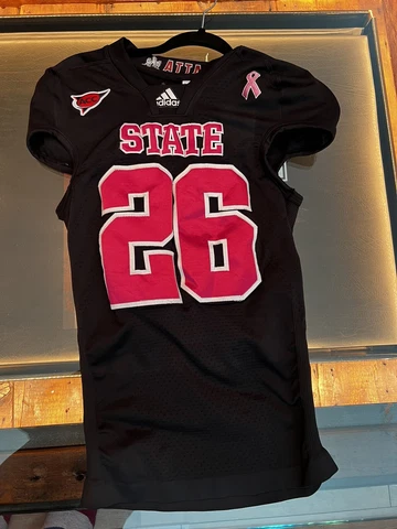NC North Carolina State Wolfpack Adidas BCA Tony Creecy Jersey Game Worn Used Cover