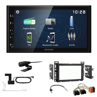 Kenwood 2DIN DAB+ Autoradio für Chevrolet Cobalt 2005-2010 schwarz - Bild 1 von 4