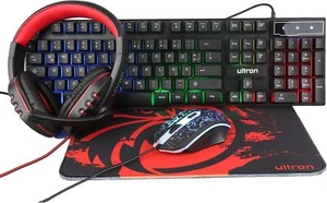 Ultron Hawk Gaming Kit 4in1 Set Tastatur Maus Mauspad  Aussteller OVP  PD.11-21 - Bild 1 von 3