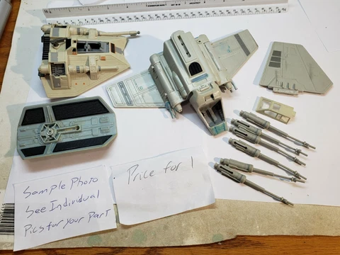 CHOOSE PARTS Action Fleet Shuttle Fin X-Y-wing Snowspeeder canopy Star Wars ++ Cover