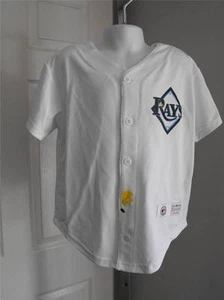 NEU-defekt EVAN LONGORIA #3 TAMPA BAY RAYS Kinder Gr. XS-S (4/5-6/7) TRIKOT - Bild 1 von 8