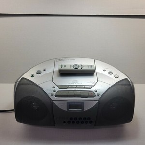 Sony Cfd-S200 Mega Bass Stereo Am/Fm Radio Cd Player Cassette with remote