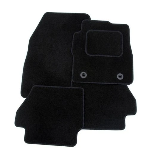 FITS SAAB 9-3 CONVERTIBLE 2003-2011 TAILORED BLACK CAR MATS - Image 1 of 1