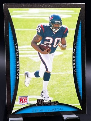 2008 Bowman #189 Steve Slaton (RC) - Image 1 of 3