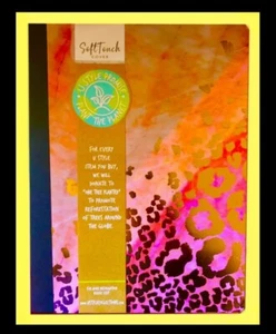 U STYLE Pink Marble Soft Touch / Soft Feel Cover Composition Notebook 100 Pages - Picture 1 of 12
