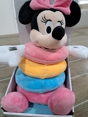 Disney Baby Minnie Mouse Plush Stacking Rings- NEW - Image 1 of 4