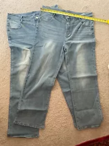 NEW NOVA Blue Denim Jeans 38 x 30 plain pocket, loose fit (stock #11 & 12) 2 PR - Picture 1 of 1