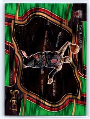 2022-23 Panini Select #234 Zach LaVine Green Shock Prizms - Image 1 of 2