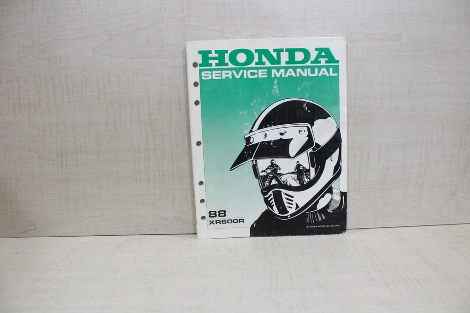 HONDA OEM SERVICE MANUAL XR600R 1988 - Image 1 of 1