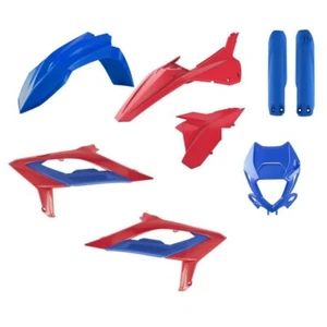 Beta plastic kit RR  2023 - 2024 RED / BLUE  Enduro Polisport WITH fork guards - Picture 1 of 1