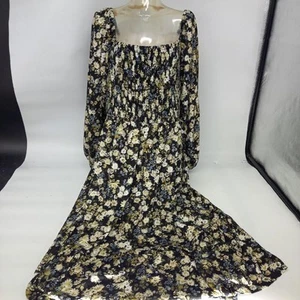 Joe Browns Summer Dress Flora Print Long Dress Size 22 BNWT SF14 RDC - Picture 1 of 8