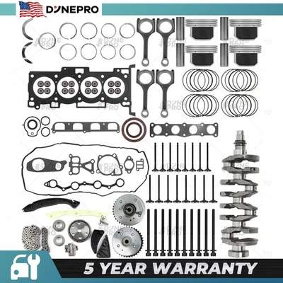 Engine Overhaul Rebuild Kit 2.4L Fits 2010-2013 Hyundai Tucson Kia Sorento Rondo - Image 1 of 4