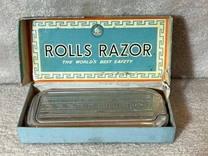 Vintage Rolls Razor Viscount Model Strop Hone Blade Case w/ Box Made in England - Picture 1 of 6