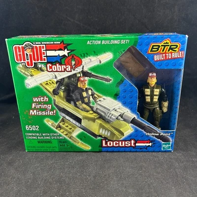 GI JOE VS COBRA BTR ПОСТРОЕН, ЧТОБЫ УПРАВЛЯТЬ ПОЛОЙ ТОЧКОЙ САРАНЧИ #6502 HASBRO СТРОИТЕЛЬНЫЙ НАБОР - Изображение 1 из 4