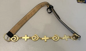 VINTAGE ANNE KLEIN FOR OROTON PATENT LEATHER BELET. - Picture 1 of 7