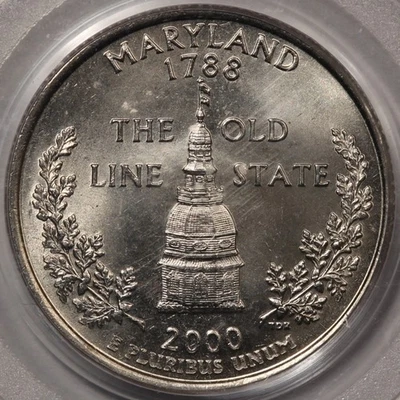 2000-D Virginia State Quarter PCGS MS-66 - Old Series Holder! - Image 1 of 4