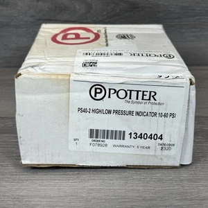 Indicador de alta presión baja POTTER PS40-2 13404 - Imagen 1 de 2