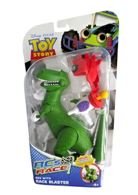 Disney Pixar 2012 - Toy Story - RC Race "REX WITH RACE BLASTER" ¡Figura rara! Foto 1 de 2