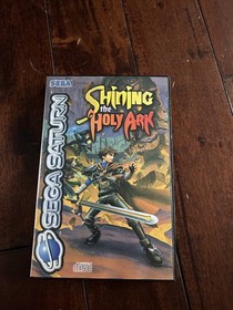 Shining The Holy Ark Sega Saturn PAL Complete & Manual - Mint see desc