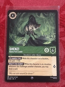 Disney Lorcana Fabled - Shenzi - Hyena Pack Leader - 87/204 - Super Rare - Picture 1 of 7