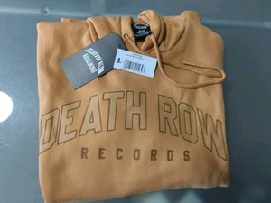 Death Row Records Hoodie Y2K Medium seltene Farbschrift neu mit Etikett kostenloser Versand Snoop Dogg - Bild 1 von 5