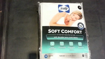 Protector de colchón Sealy Soft Comfort de Sealy en blanco (talla doble) Foto 1 de 2