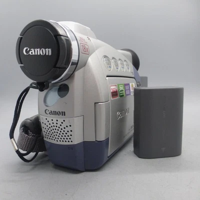 Canon MV500 Handheld MiniDV Camcorder Silver Tested - Image 1 of 4
