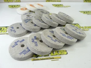 16 NEW! ASSORTED NORTON & CARBORUNDUM ABRASIVE GRINDING WHEELS 2-1/2" X 1/2" - Picture 1 of 6