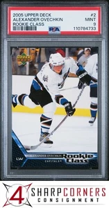2005 UPPER DECK ROOKIE CLASS #2 ALEXANDER OVERCHKIN RC PSA 9 - Foto 1 di 12