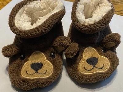 Cute Bear 婴儿拖鞋 - 5 英寸鞋跟到鞋头 — 第 1/4 张图片