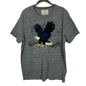 Camiseta Y2K American Eagle Gráfica Hombre Grande De Colección Calce Clásico Logo Bordado - Imagen 1 de 13