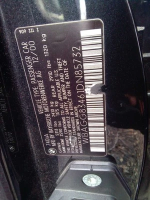 Compresor de aire acondicionado compatible con 98-01 BMW 740i 1325164 Foto 1 de 4