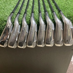 Ladies Taylormade BURNER PLUS Iron Set 4I-9I.Pw.Aw 8 peace Shaft RE☆AX 50 Flex L - Picture 1 of 7