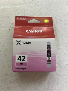 Canon CLI-42 Genuine Photo Magenta Ink Tank Compatible w/ PIXMA PRO-100 Printers - Picture 1 of 4
