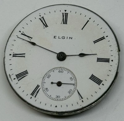 Reloj Bolsillo Elgin Movimiento 1910 0s 15 Joyas Funciona Foto 1 de 4