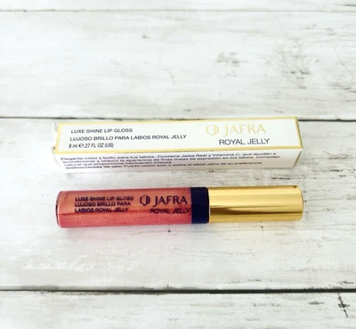 Jafra Royal Jelly Luxe Shine Lip Gloss Regal Peach New w/ Box .27 fl oz - Image 1 of 3