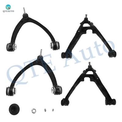 Juego de 4 rótulas de brazo de control inferior y superior delantero para Chevrolet Tahoe 2007-2016 Foto 1 de 4