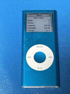 Apple iPod Nano 2a generazione Blu A1199 (4 GB) testato e funzionante - Foto 1 di 3