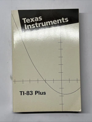 Texas instruments TI-83 Plus Manual / 1999 Softcover - Image 1 of 4
