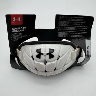 NUEVO Casco Under Armour UA Gameday Flex Pro correa para la barbilla blanco para hombre Foto 1 de 4