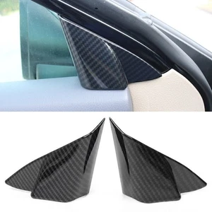 2PCS Carbon Fiber Interior Front Triangle Frame Cover for Toyota Camry 2018 - Picture 1 of 8