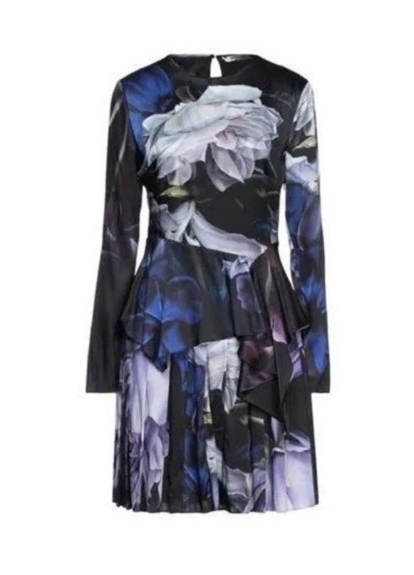 Vestido com estampa floral Roberto Cavalli tamanho 46 novo com etiquetas - Imagem 1 de 4