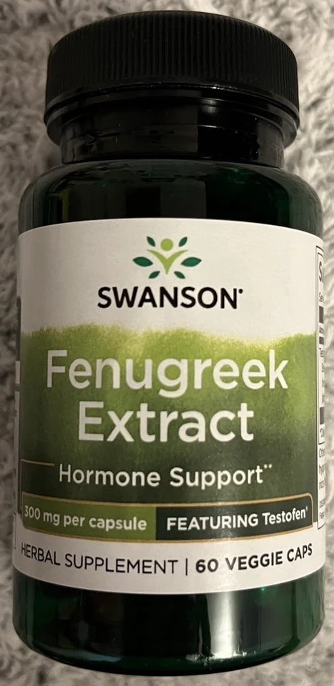 Extracto de fenogreco Swanson Testofen - Hierba ayurvédica Soporte técnico de Fenuside Hormon Foto 1 de 2