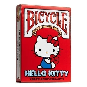 Bicycle Hello Kitty 50th Anniversary Playing Cards, Limited Edition - Picture 1 of 7