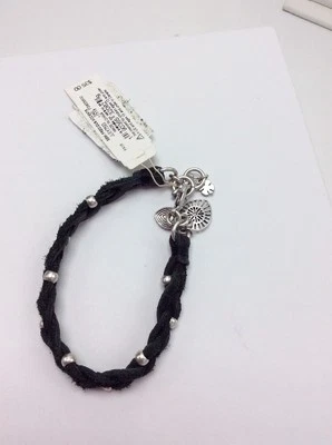 $35 Lucky Brand Beaded Leather Bracelet Moonstone Collection F-45 - Изображение 1 из 4